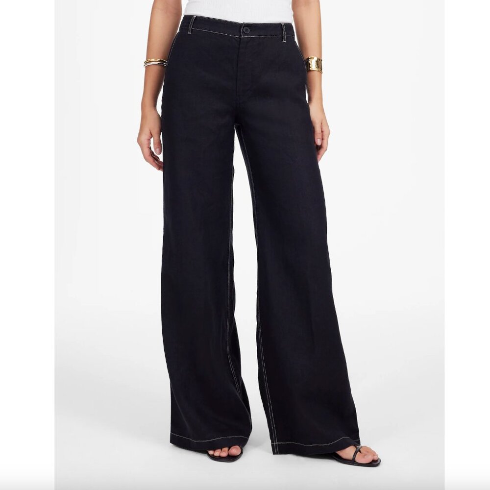 Madewell Black Wide Leg Pants